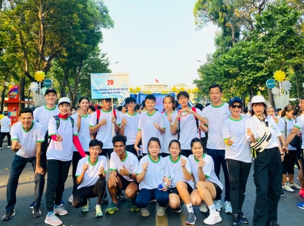 Trung tâm Huấn luyện thể thao quốc gia TP. Hồ Chí Minh tham gia hưởng ứng "Ngày chạy Olympic vì sức khỏe toàn dân" năm 2024.