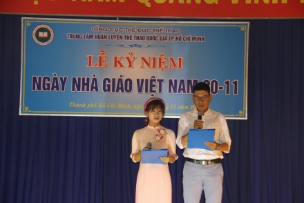 Trung tâm HLTTQG TP.HCM tổ chức lễ kỷ niệm ngày nhà giáo Việt Nam