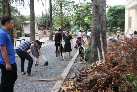 Đoàn Thanh niên Trung tâm hưởng ứng tháng thanh niên 2018.