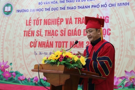Chúc mừng Tân Tiến sĩ Võ Quốc Thắng – Giám đốc Trung tâm Huấn luyện Thể thao Quốc gia TP. Hồ Chí Minh.