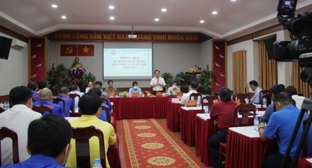 Thứ trưởng Bộ VHTTDL Hoàng Đạo Cương gặp gỡ động viên các đội tuyển tại TP.HCM