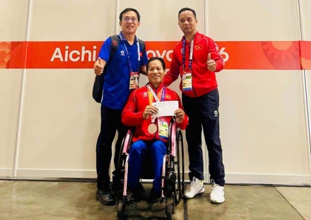 Vận động viên Lê Văn Công giành Huy chương bạc tại Asian Para Games 2026: Bản lĩnh từ ý chí